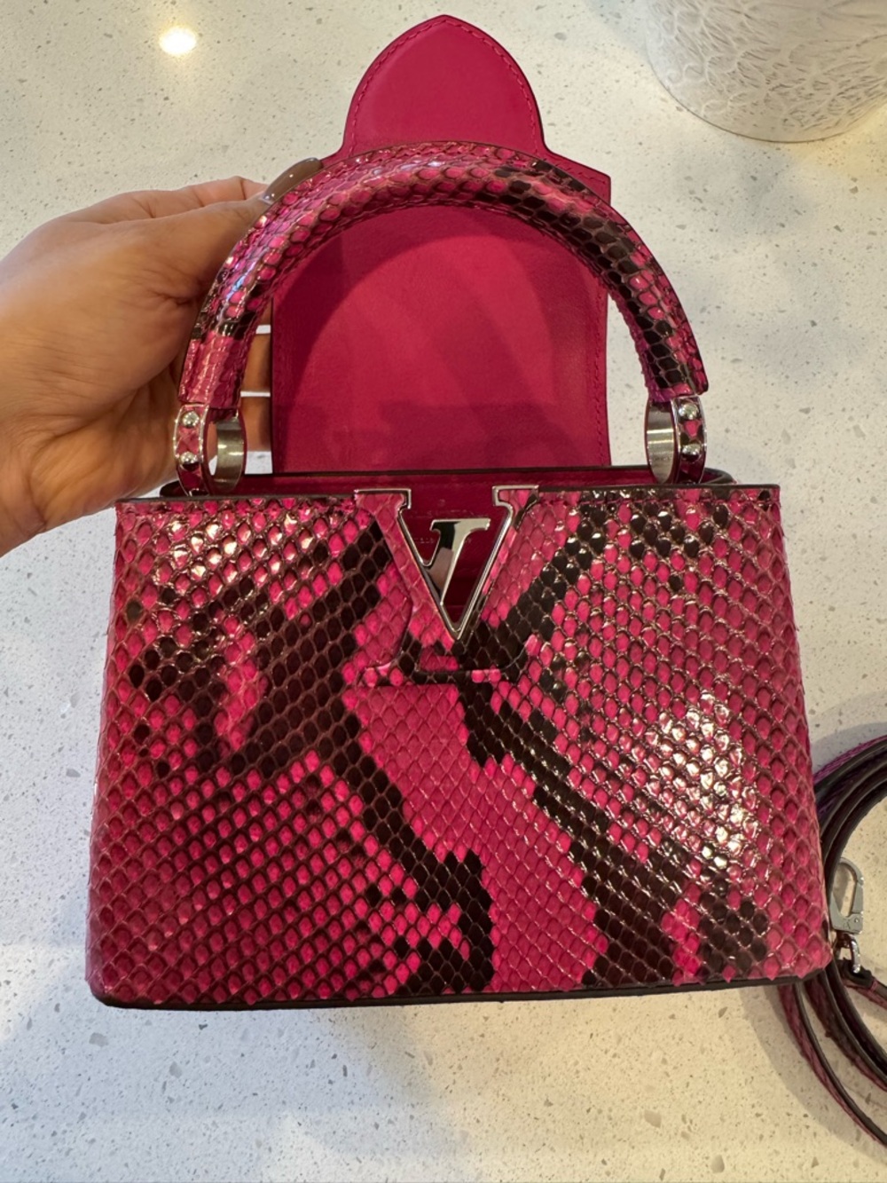 Louis Vuitton Python Capucines Mini - Picture 7 of 16